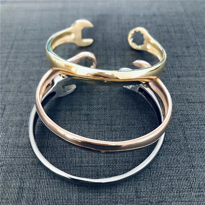 Wrench Biker Bangle