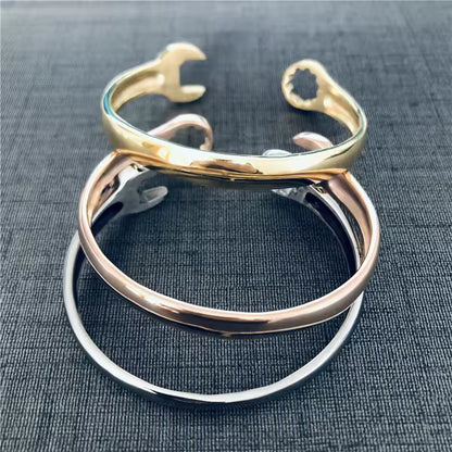 Wrench Biker Bangle