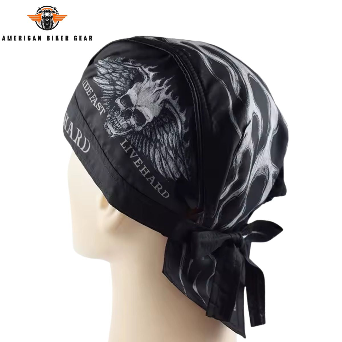 Ride Fast Live Hard Head Wrap