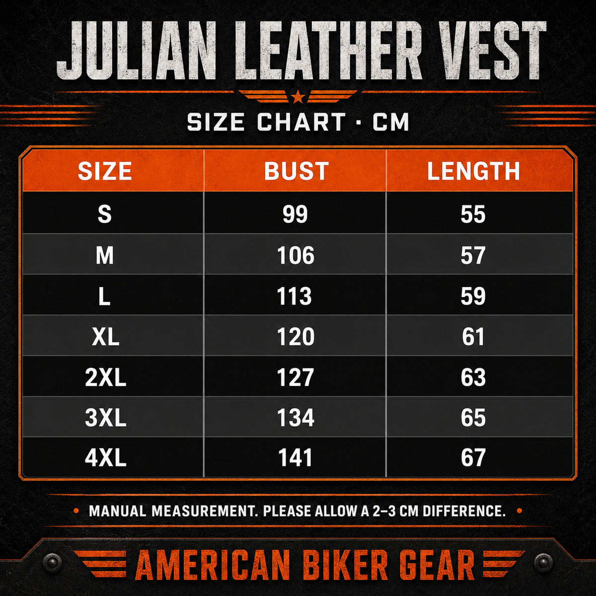 Julian Leather Vest