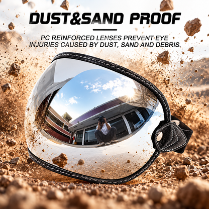 Flip up Lens Bubble Visor Face Shield Mask TT47