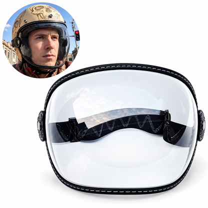 Flip up Lens Bubble Visor Face Shield Mask TT47