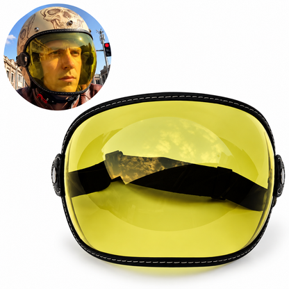 Flip up Lens Bubble Visor Face Shield Mask TT47