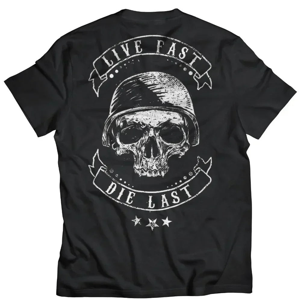 Live Fast Die Last Tee