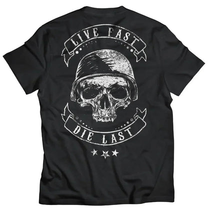 Live Fast Die Last Tee
