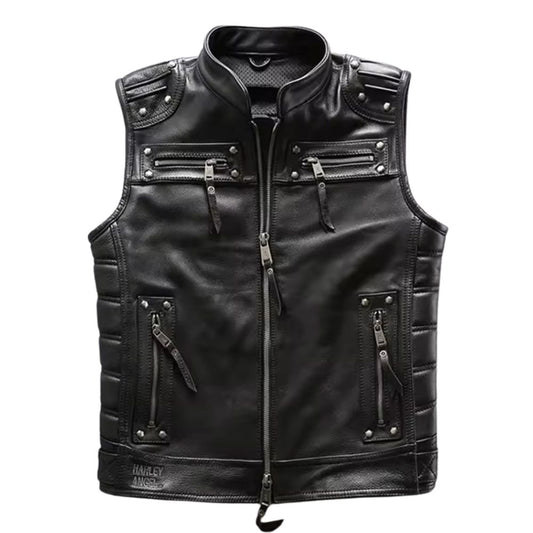 Maddox Leather Vest
