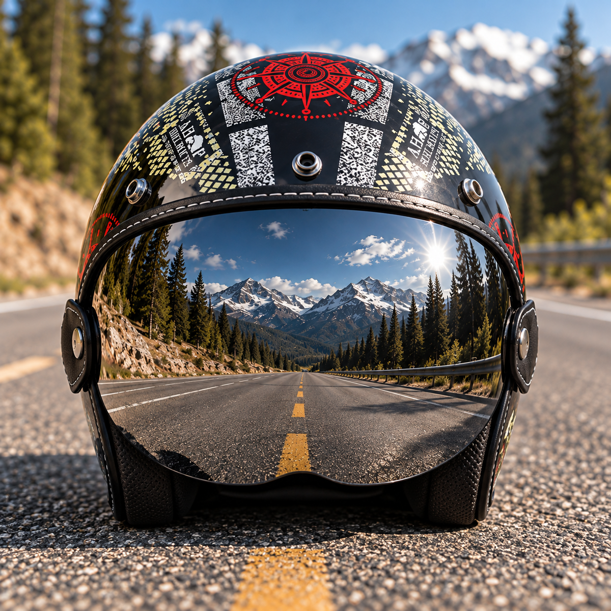 Flip up Lens Bubble Visor Face Shield Mask TT47
