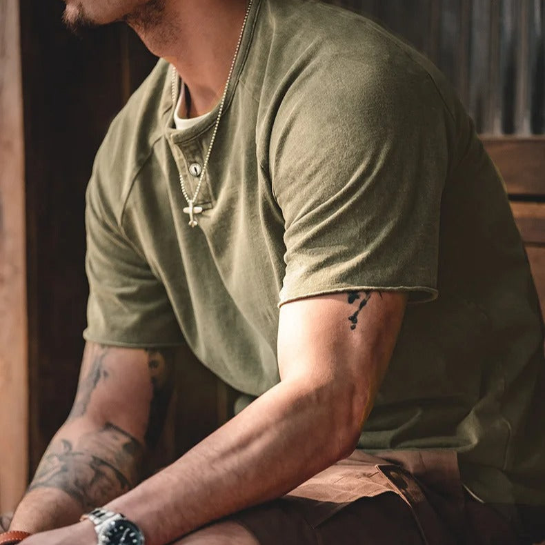 Outlaw Ridge Henley Shirt