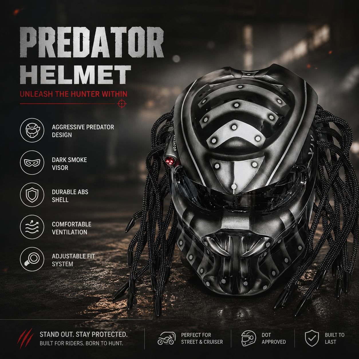Predator Carbon Fiber Helmet 3