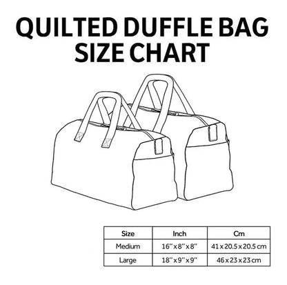 Roadtrip America Quilted Duffle Bag LD19