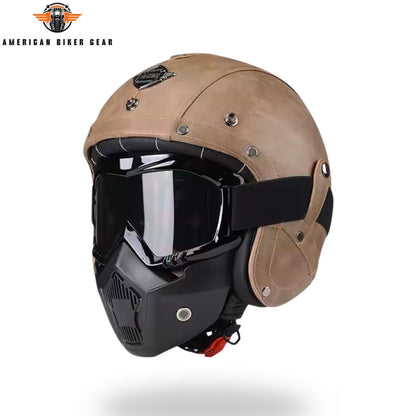 Ryker Helmet - Light Brown