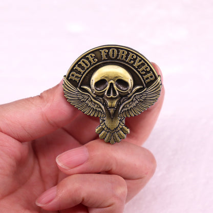 Ride Forever Skull Pin
