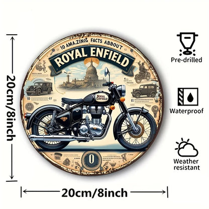 Royal Enfield Metal Sign
