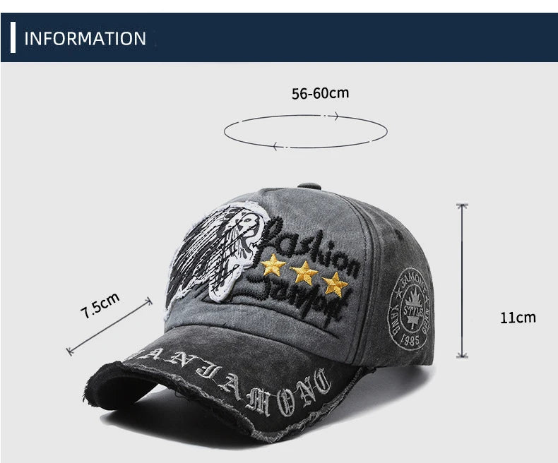 Motocycle Retro Baseball Cap