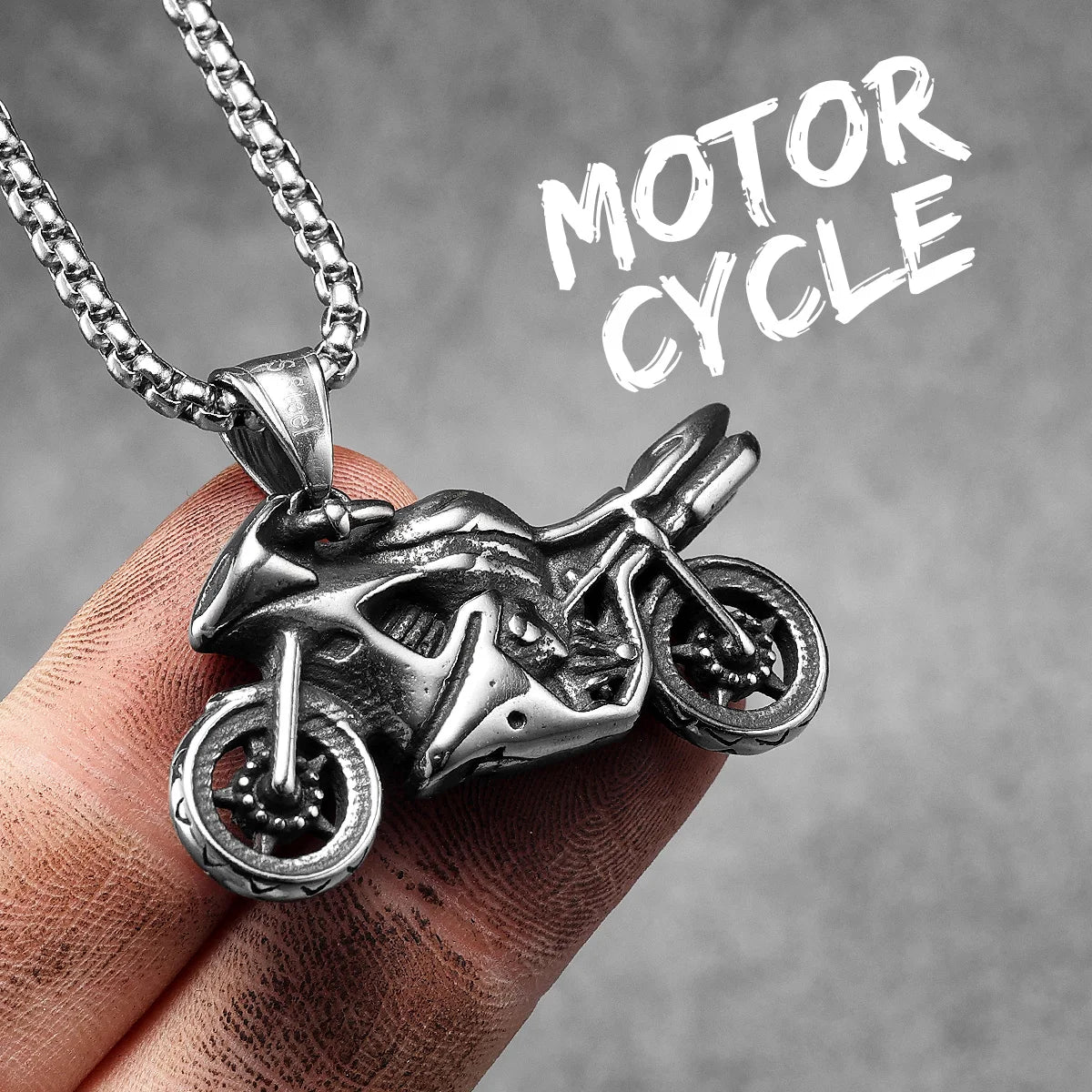 Racing Motorcycle Necklace