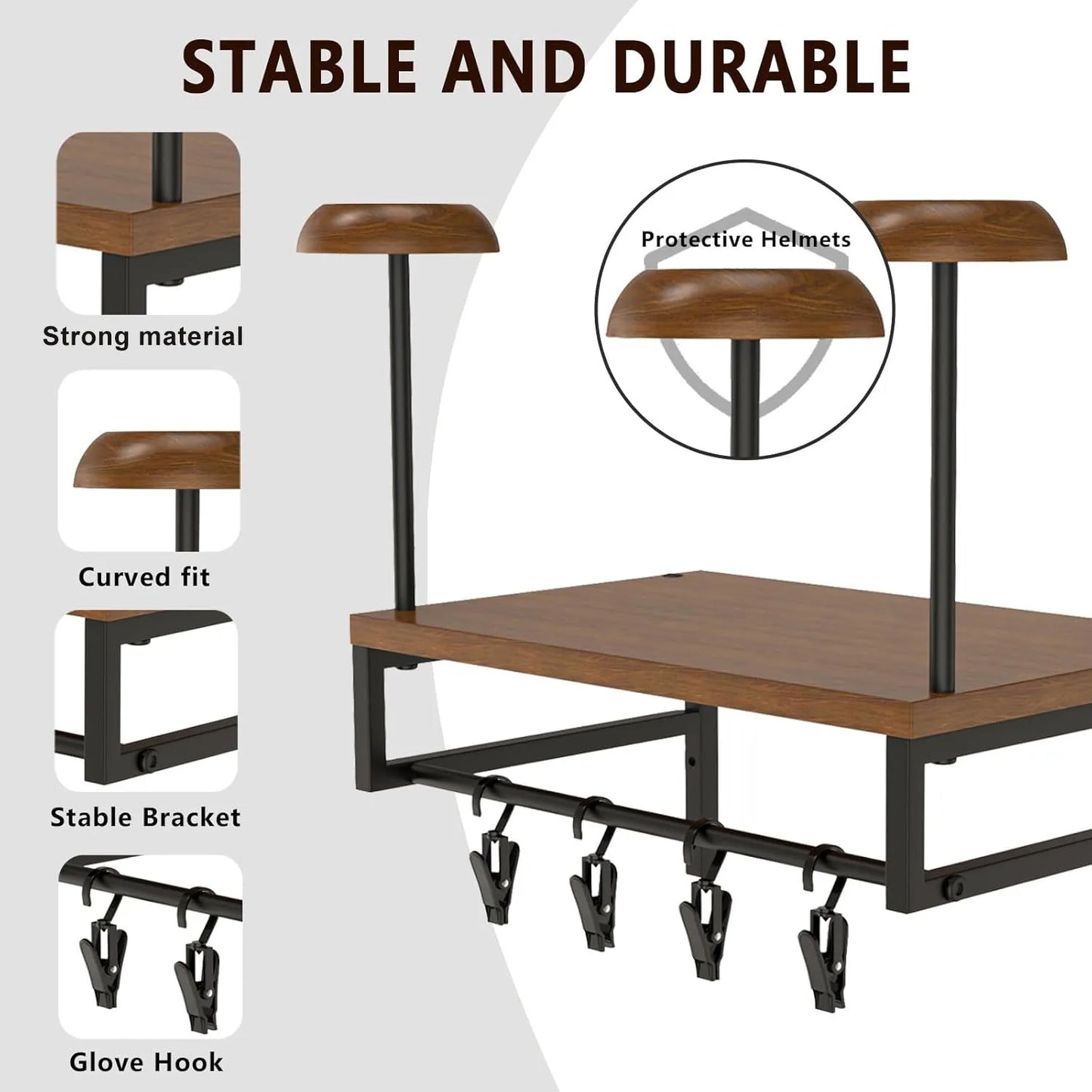 Motorcycle Helmet Multi-Function Bracket