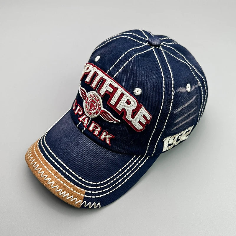 Spitfire Embroidery Vintage Baseball Cap