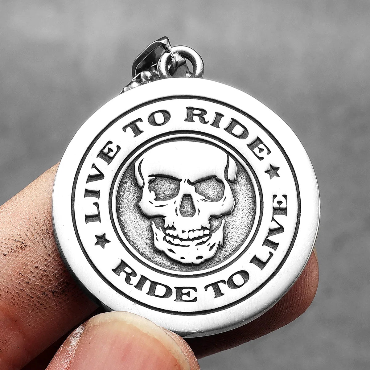 Live to Ride Ride to Live Necklace