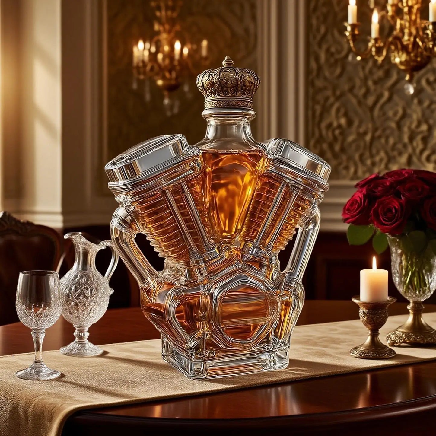 IronPulse Whiskey Bottle