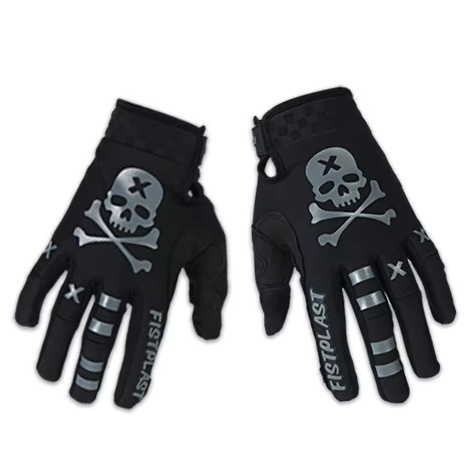 Skull Motorcycle Gloves