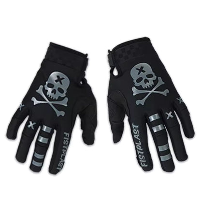 Skull Motorcycle Gloves