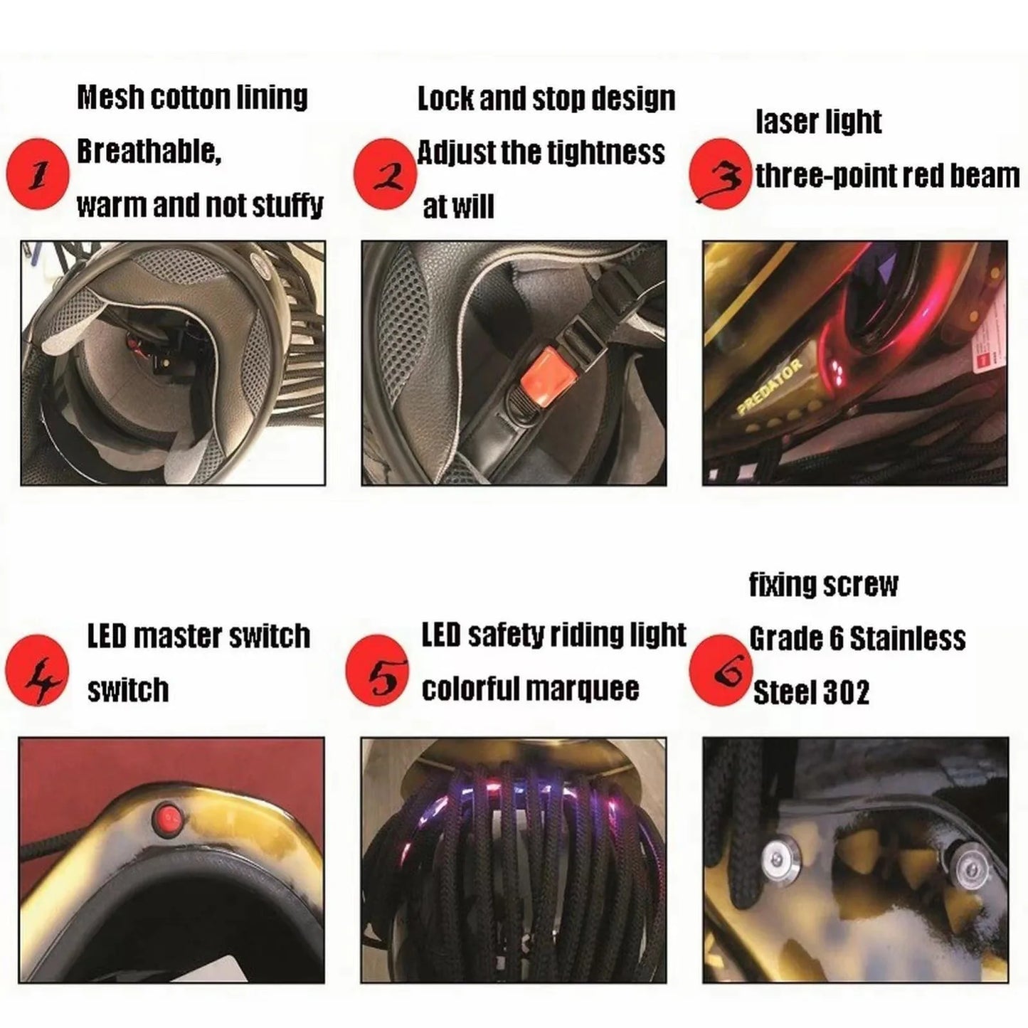 Predator Carbon Fiber Helmet 5