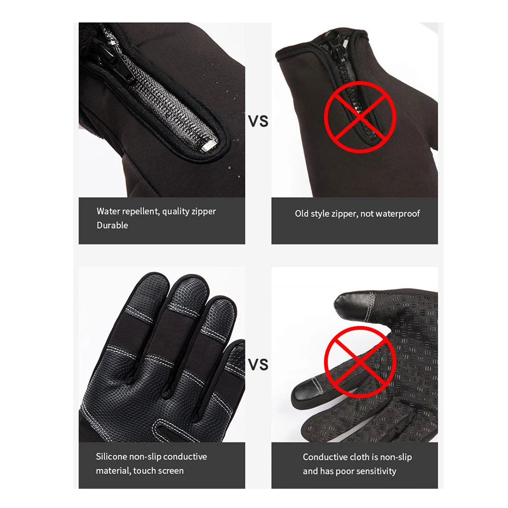 Thermal Fleece Lined Winter Gloves