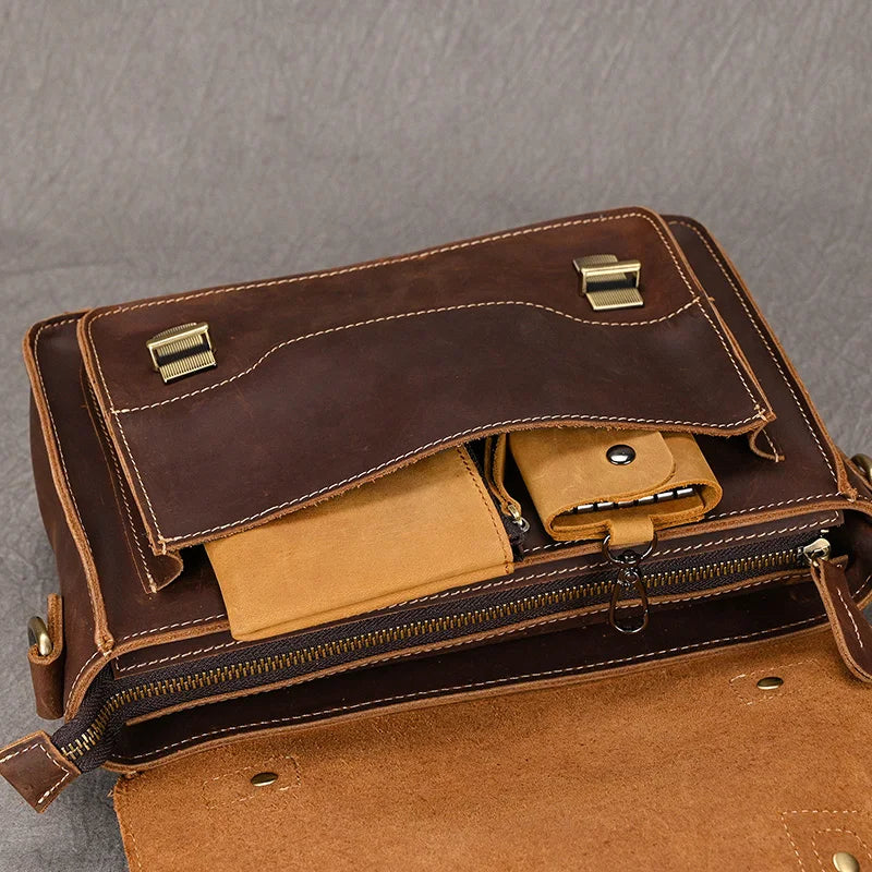 Gary Leather Shoulder Bag