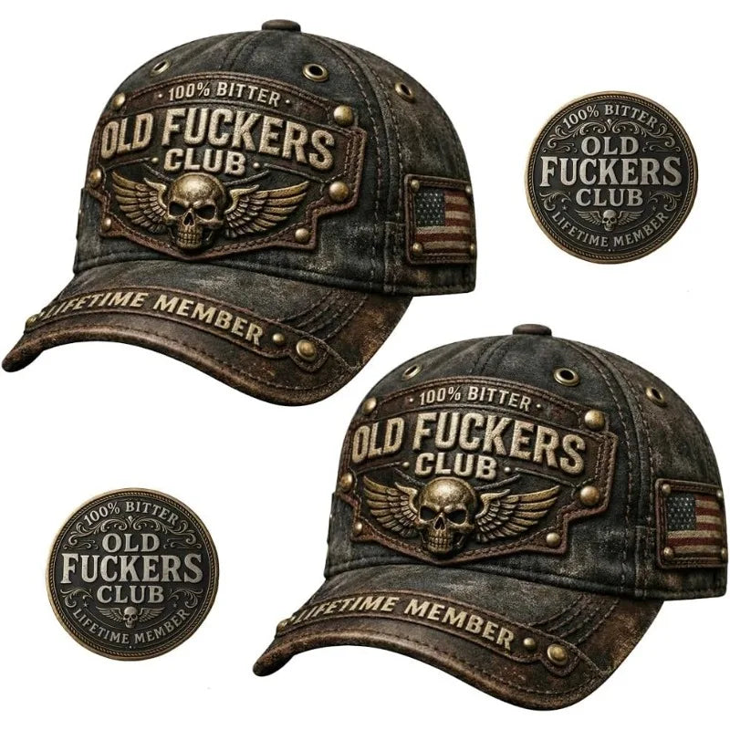 Old F*uckers Club Embroidered Baseball Cap