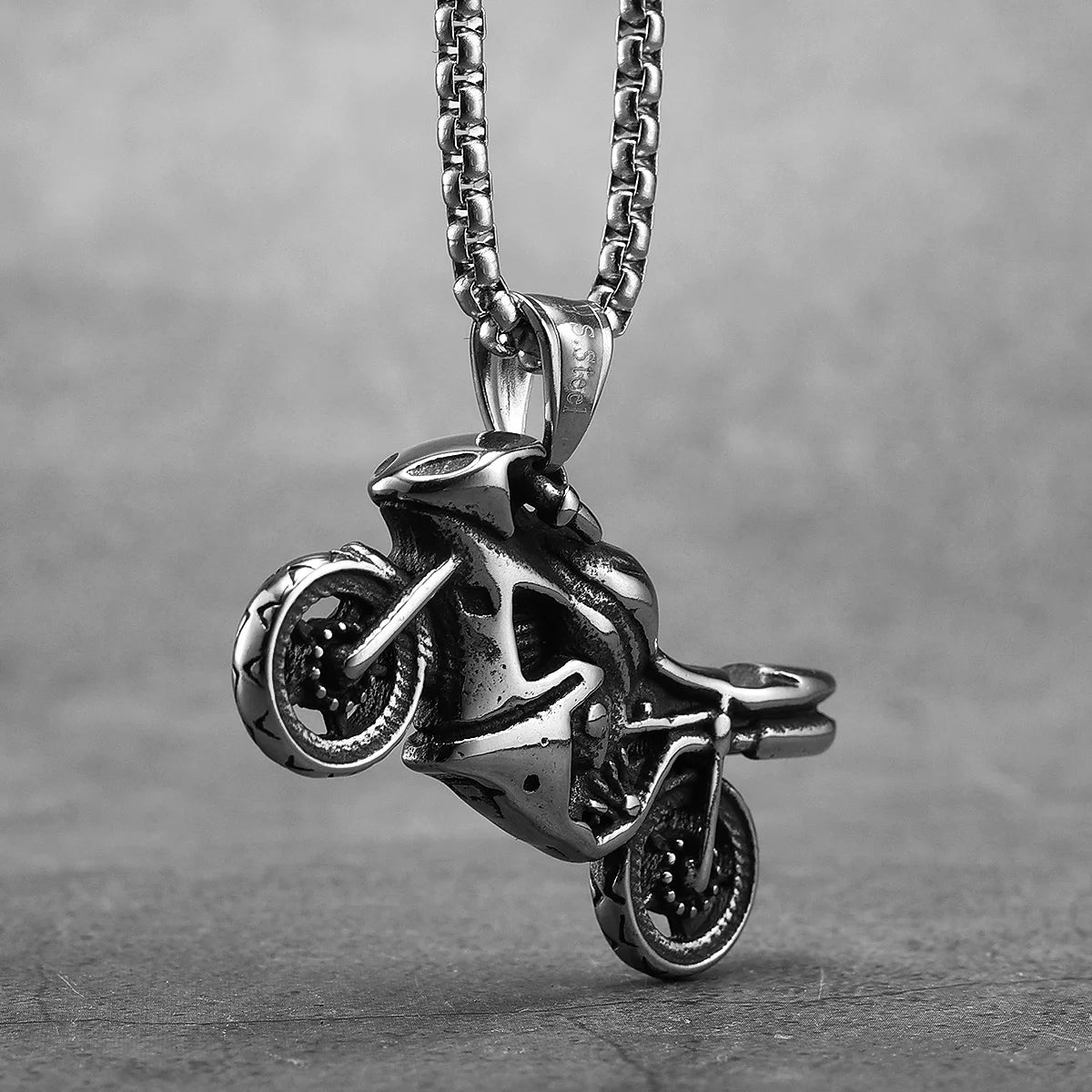 Racing Motorcycle Necklace