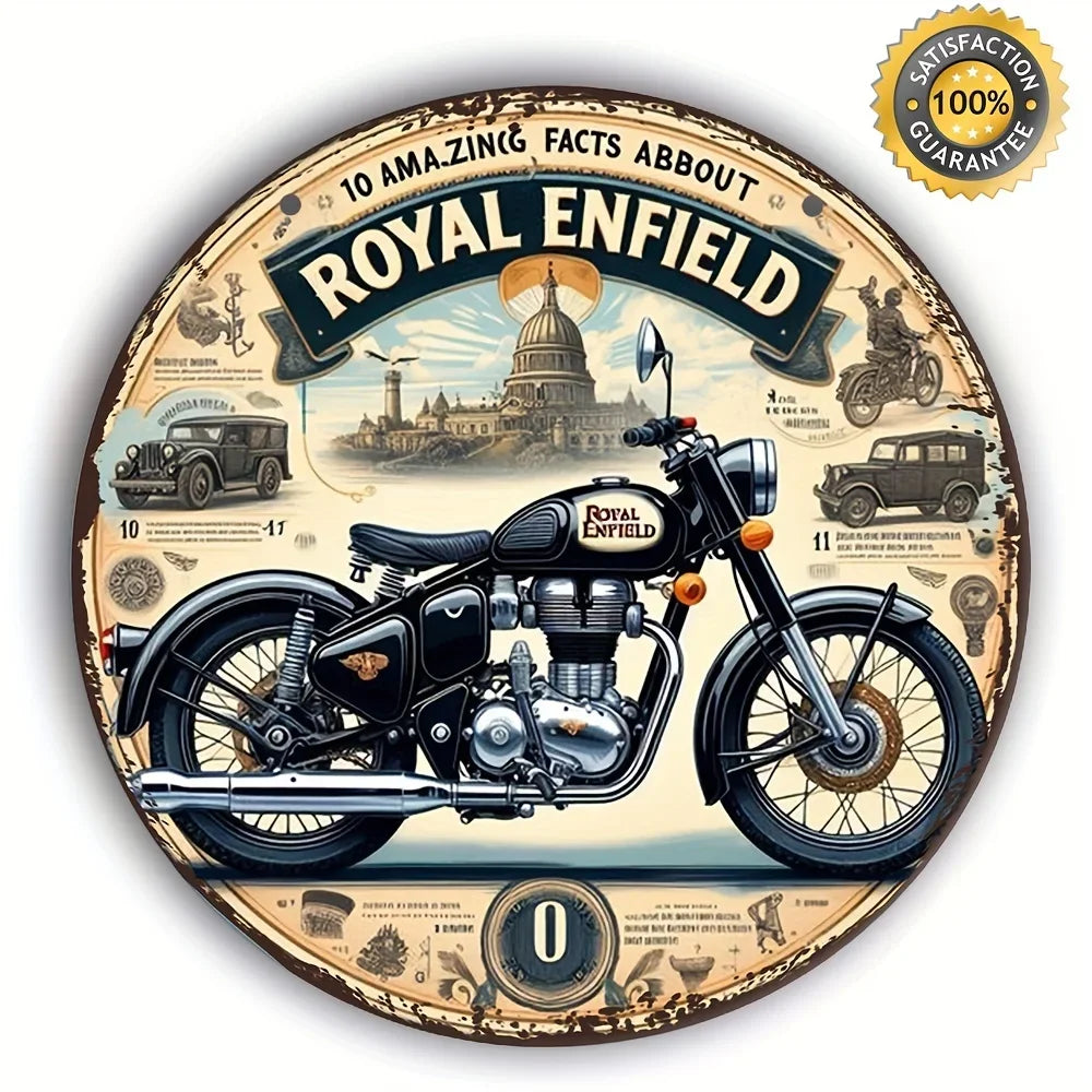 Royal Enfield Metal Sign