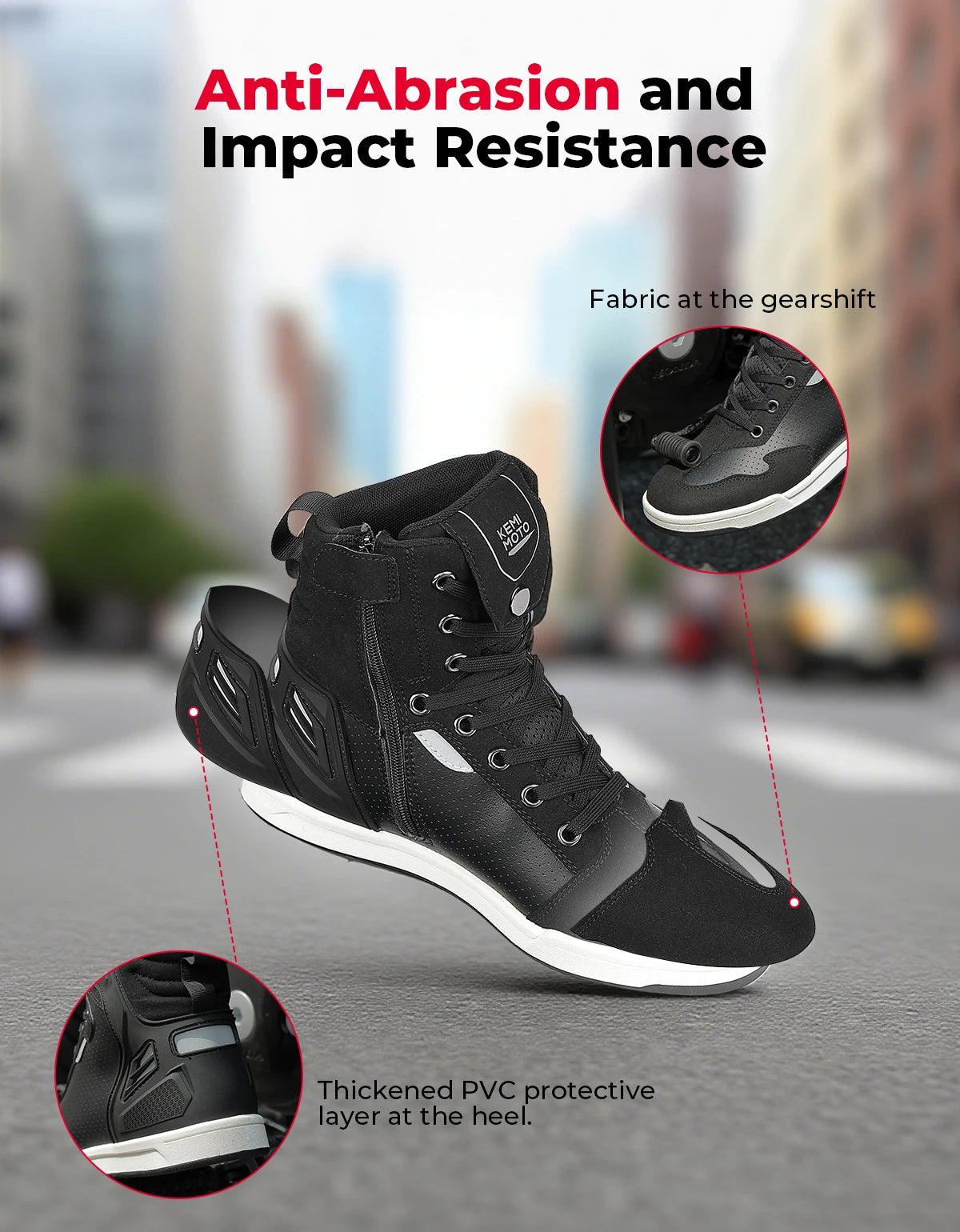 Lancol Motorcycle Shoes - ABG x KemiMoto