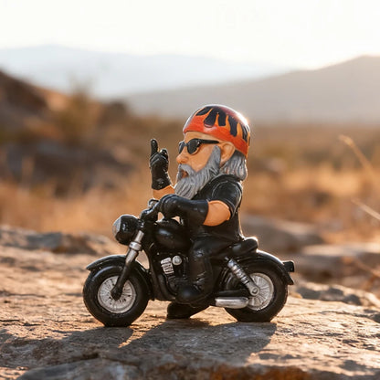 Motorcycle Rider Resin Figurine