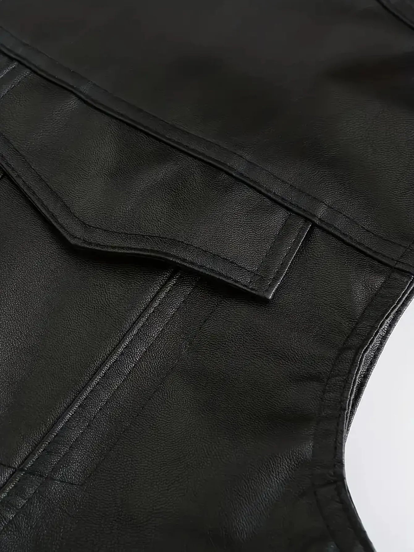 Live To Ride Born To Be Free Eagle Embroidered Leather Vest