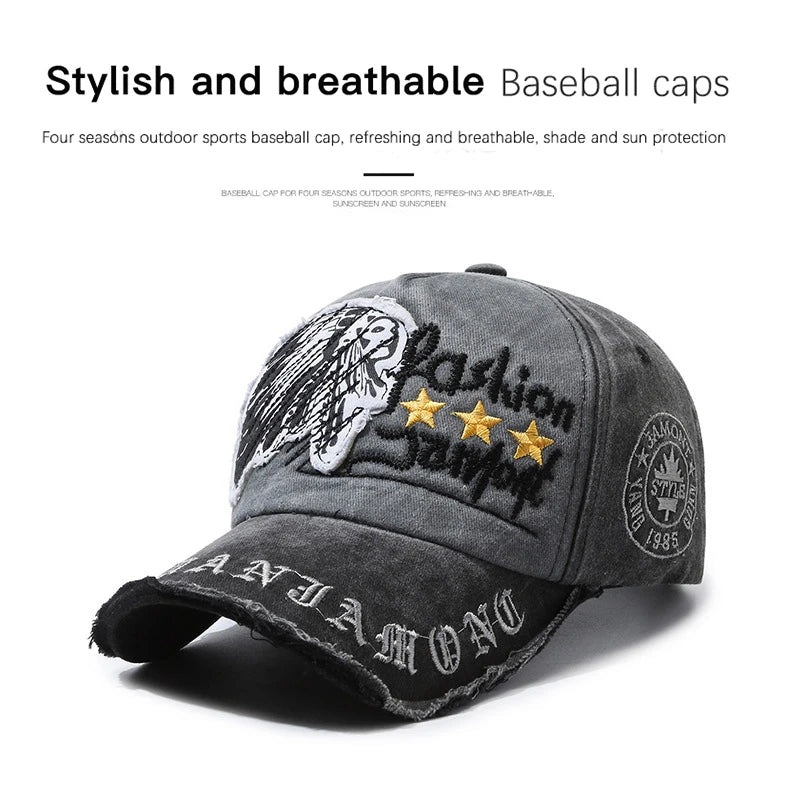 Motocycle Retro Baseball Cap
