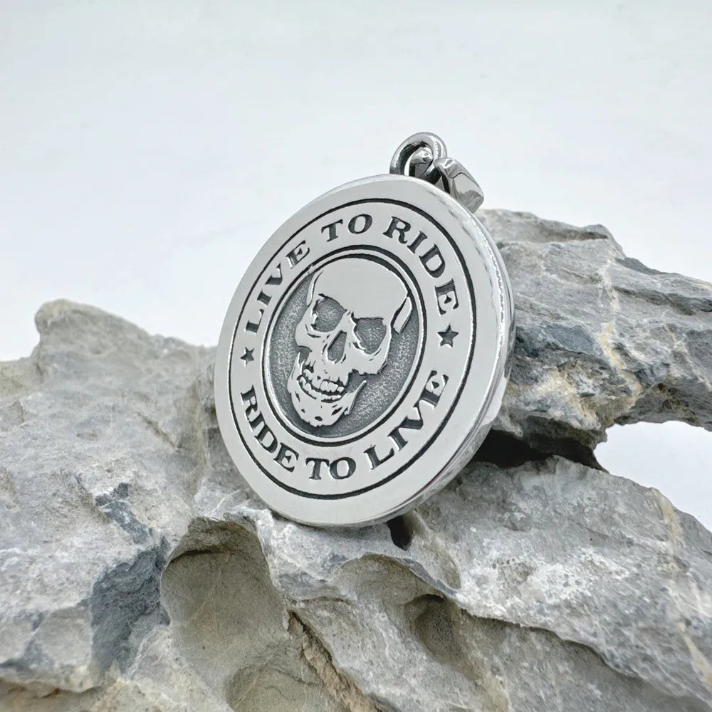 Live to Ride Ride to Live Necklace