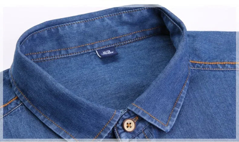 William Long Sleeve Denim Shirt