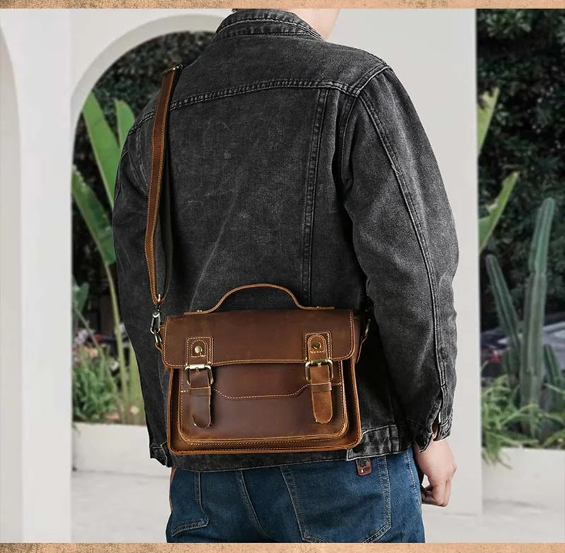 Gary Leather Shoulder Bag