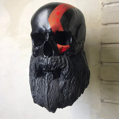 Bearded Skull Helmet Holder