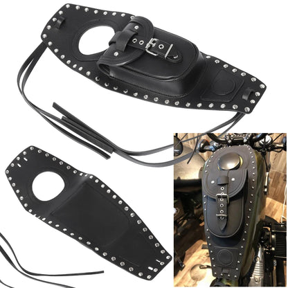 Leather Tank Chap Cover for Harley Davidson 883 / 1200 XL Sportster