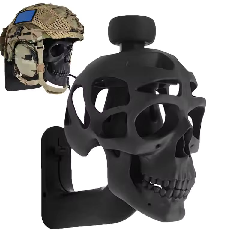 3D Skull Helmet Holder