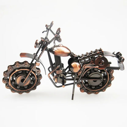 Iron Motorcycle Model Figurine