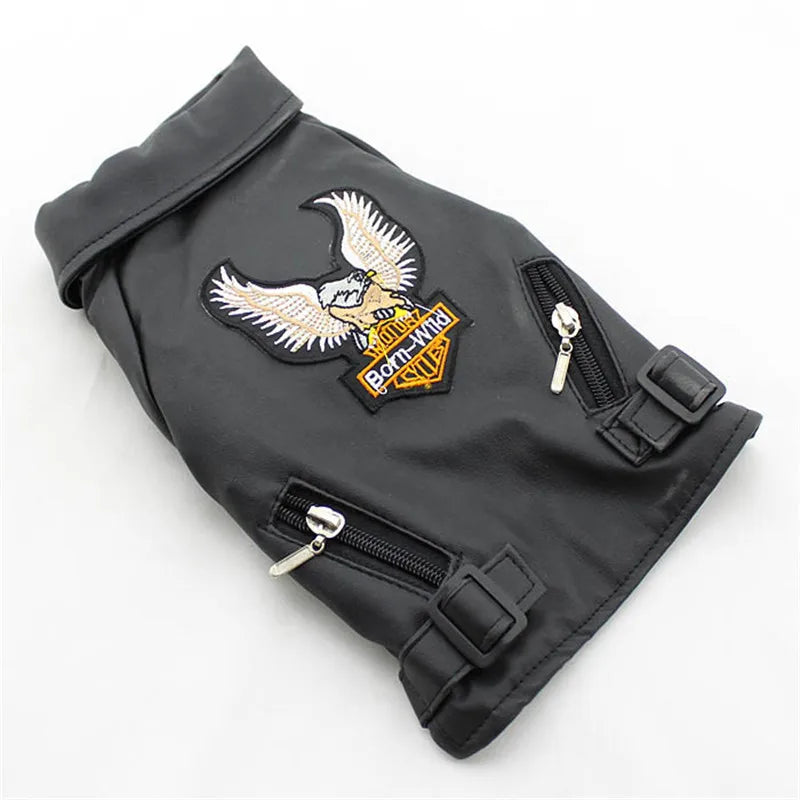 Born-Wild Dog Leather Jacket