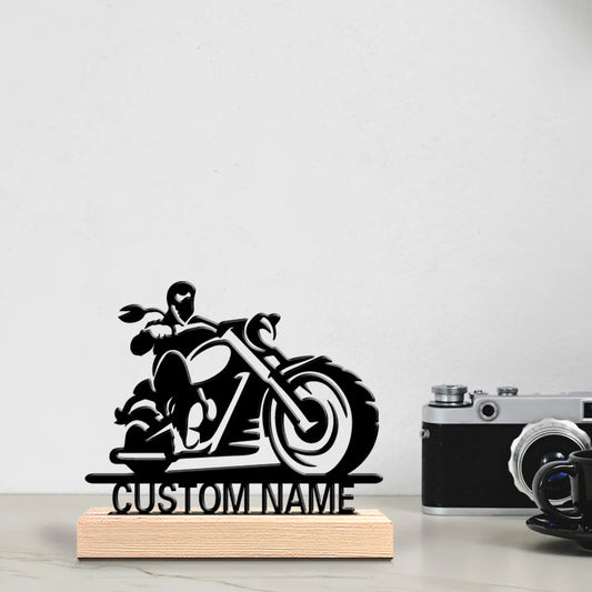 Personalized Motorcycle Biker Sculpture