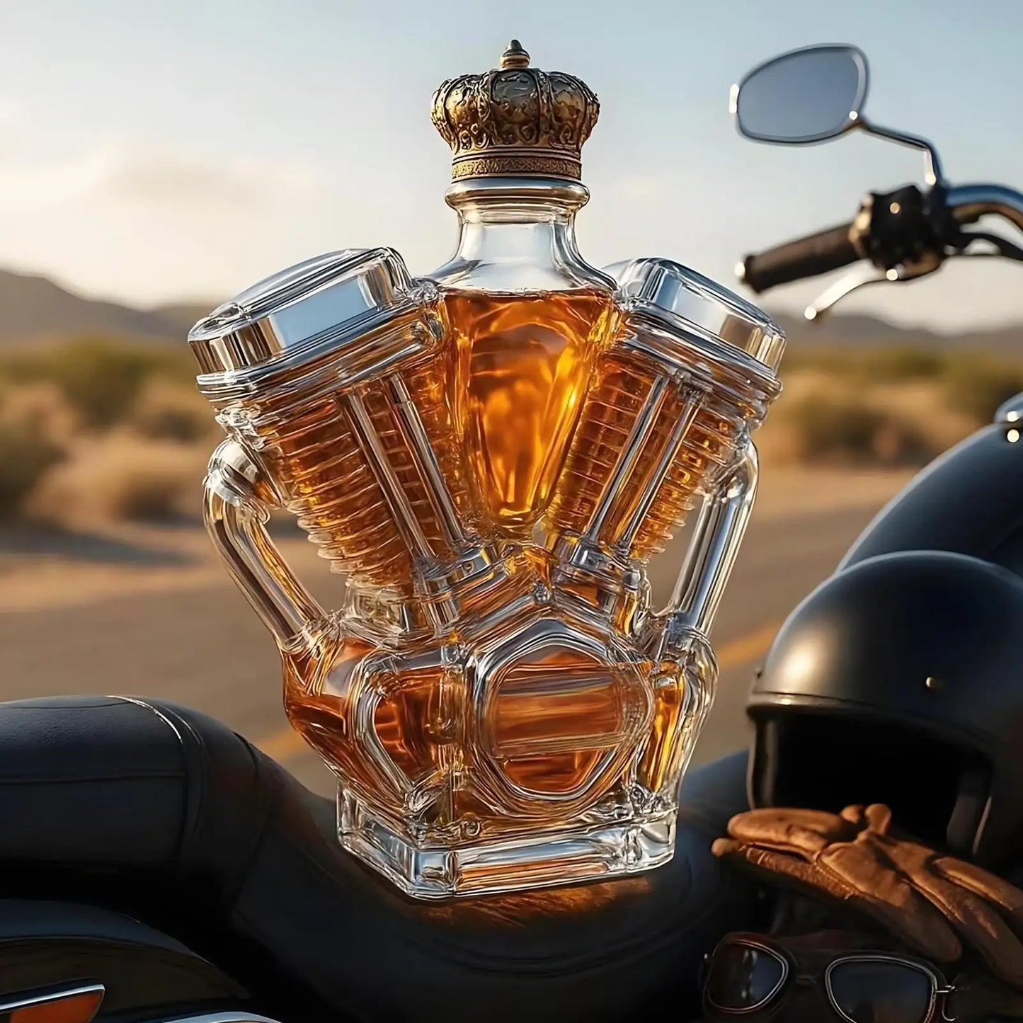 IronPulse Whiskey Bottle