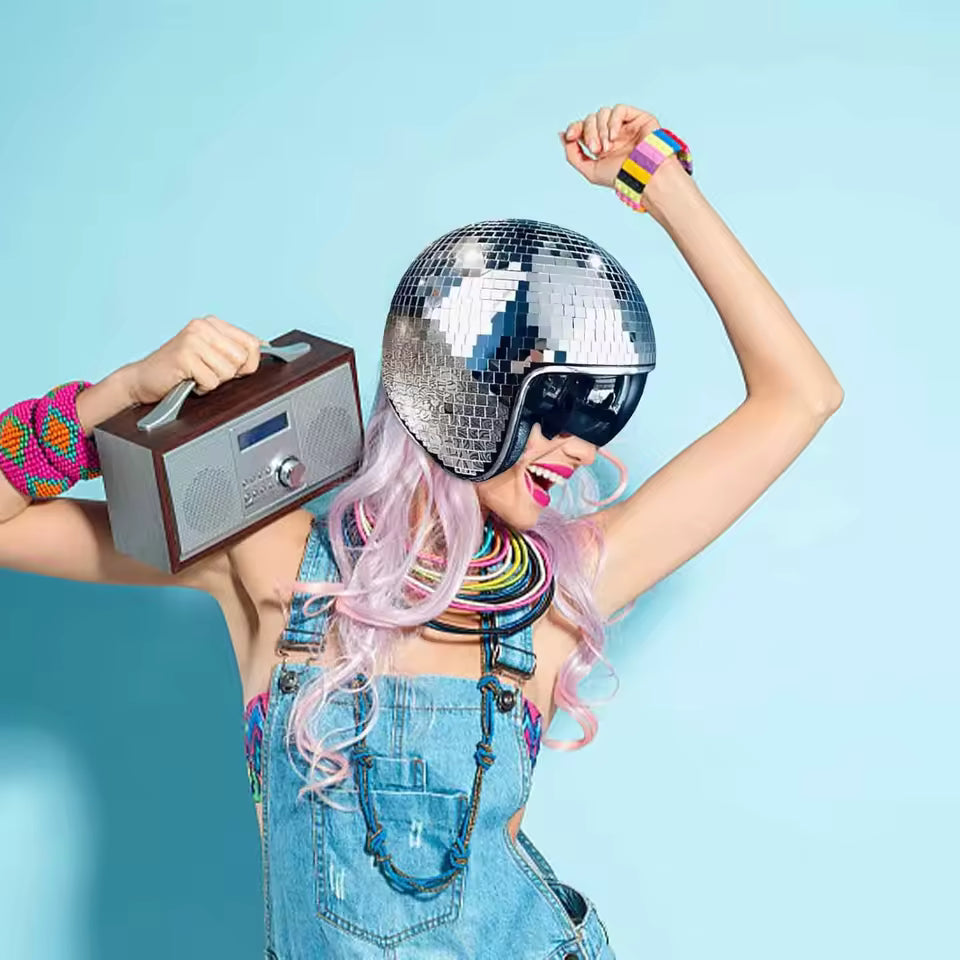Steven Classic Disco Ball Helmet