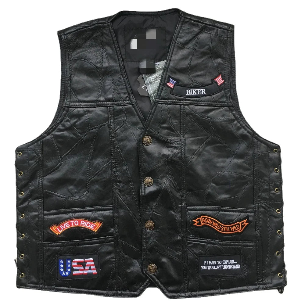 Ethan Leather Vest