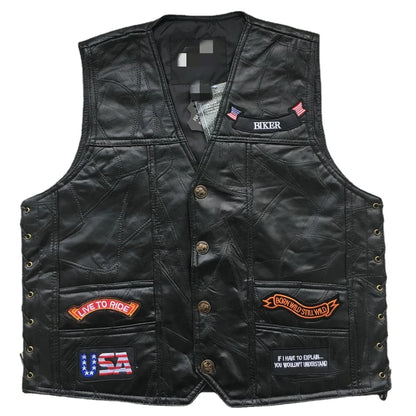 Ethan Leather Vest