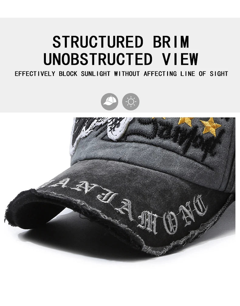 Motocycle Retro Baseball Cap
