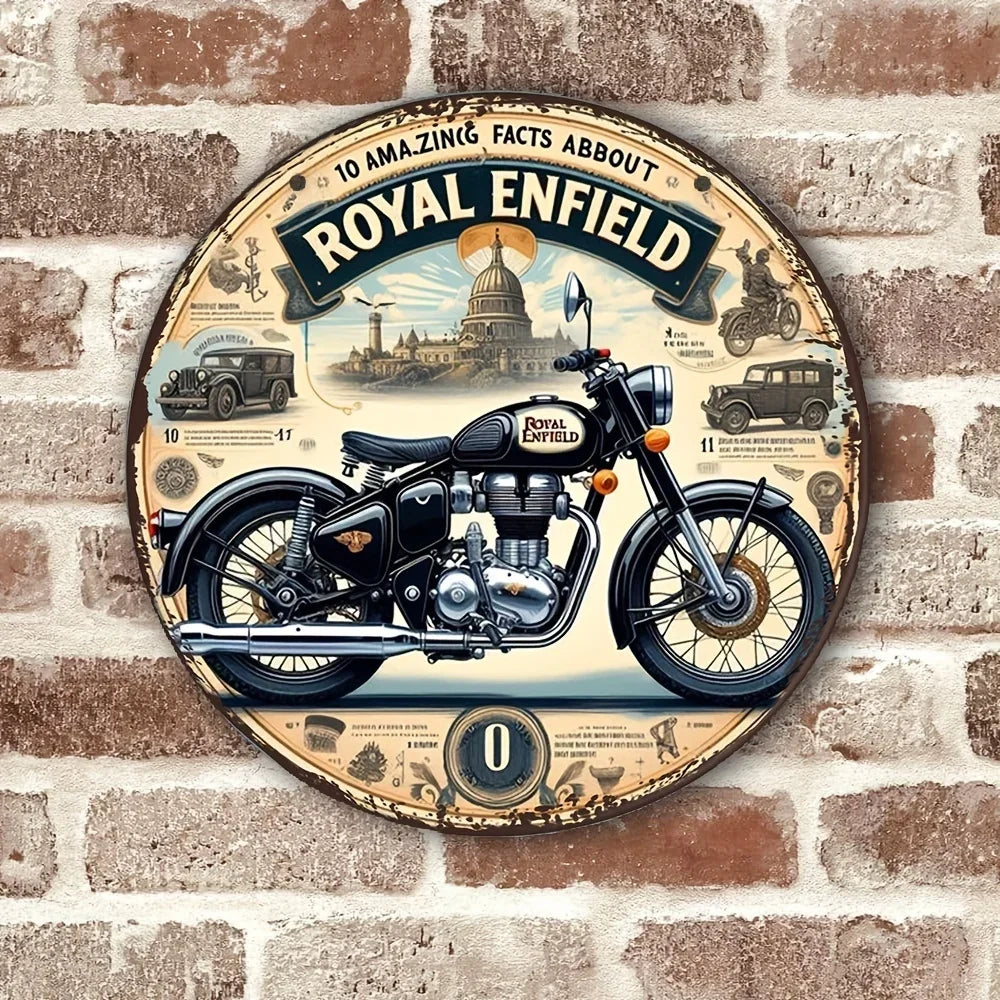 Royal Enfield Metal Sign
